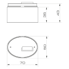 SIRENA - ELYPS LM ALLCLEAR, elemento luminoso a led, luce fissa, ALLCLEAR, IP65