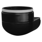 SIRENA - ELYPS MB WALL BASE NERA, base per il montaggio superficiale