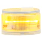 SIRENA - ELYPS : modulo luminoso LED giallo - luce fissa - lente trasparente -12V