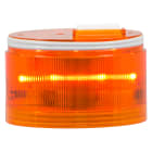 SIRENA - ELYPS : modello luminoso LED arancione - luce fissa - lente colorata - 12V