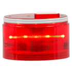 SIRENA - ELYPS : modello luminoso LED rosso - luce fissa - lente colorata - 12V