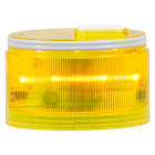 SIRENA - ELYPS : modello luminoso LED giallo - luce fissa - lente colorata - 12V