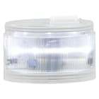 SIRENA - ELYPS : modello luminoso LED bianco - luce fissa - lente colorata - 12V