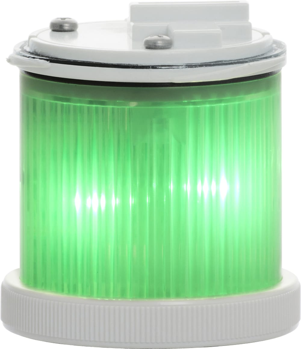 SIRENA - MINITWS STY/FLASH LED fisso/lampeggiante regolabile allCLEAR IP66 V110AC ghiera GRIGIA