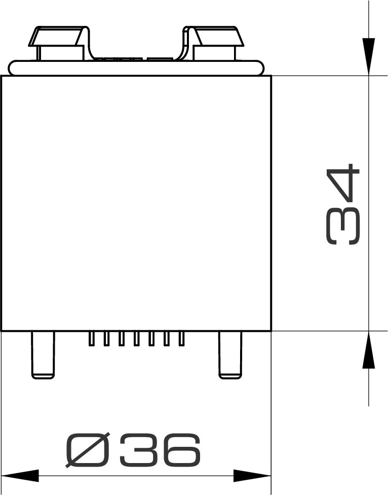 SIRENA - BABYTWS S ALLCLEAR , LED, luce fissa, allCLEAR, IP65, V24ACDC 33273