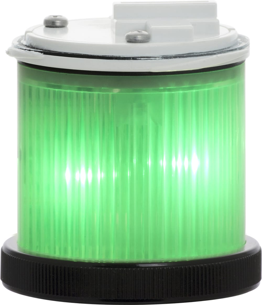SIRENA - MINITWS STY/FLASH LED fisso/lampeggiante regolabile allCLEAR IP66 V240AC ghiera NERA