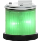 SIRENA - MINITWS STY/FLASH LED fisso/lampeggiante regolabile allCLEAR IP66 V240AC ghiera NERA