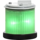 SIRENA - MINITWS STY/FLASH LED fisso/lampeggiante regolabile allCLEAR IP66 V240AC ghiera NERA