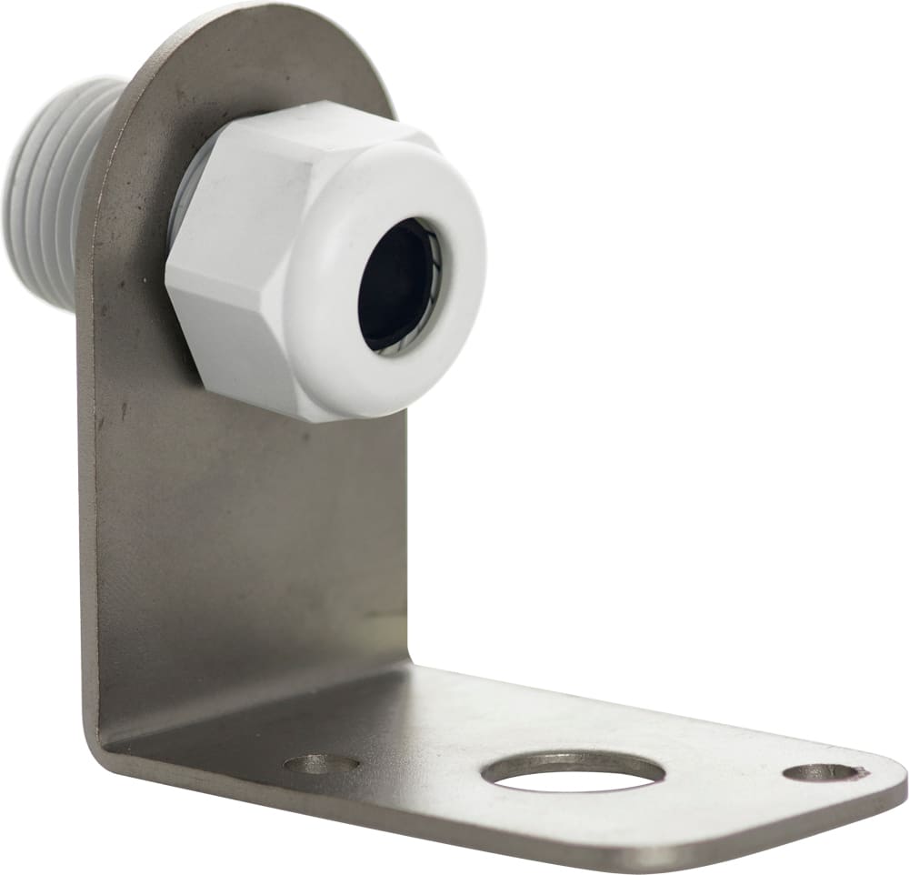 SIRENA - TWS STAINLESS BRACKET GRIGIA  staffa in acciaio INOX pressacavo 1/2 NPT