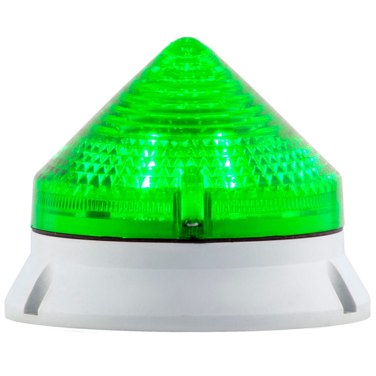 SIRENA - CTL900 STY/FLASH , luce fissa/lampeggiante, IP54, V12/48DC, diam 90mm, base grigia