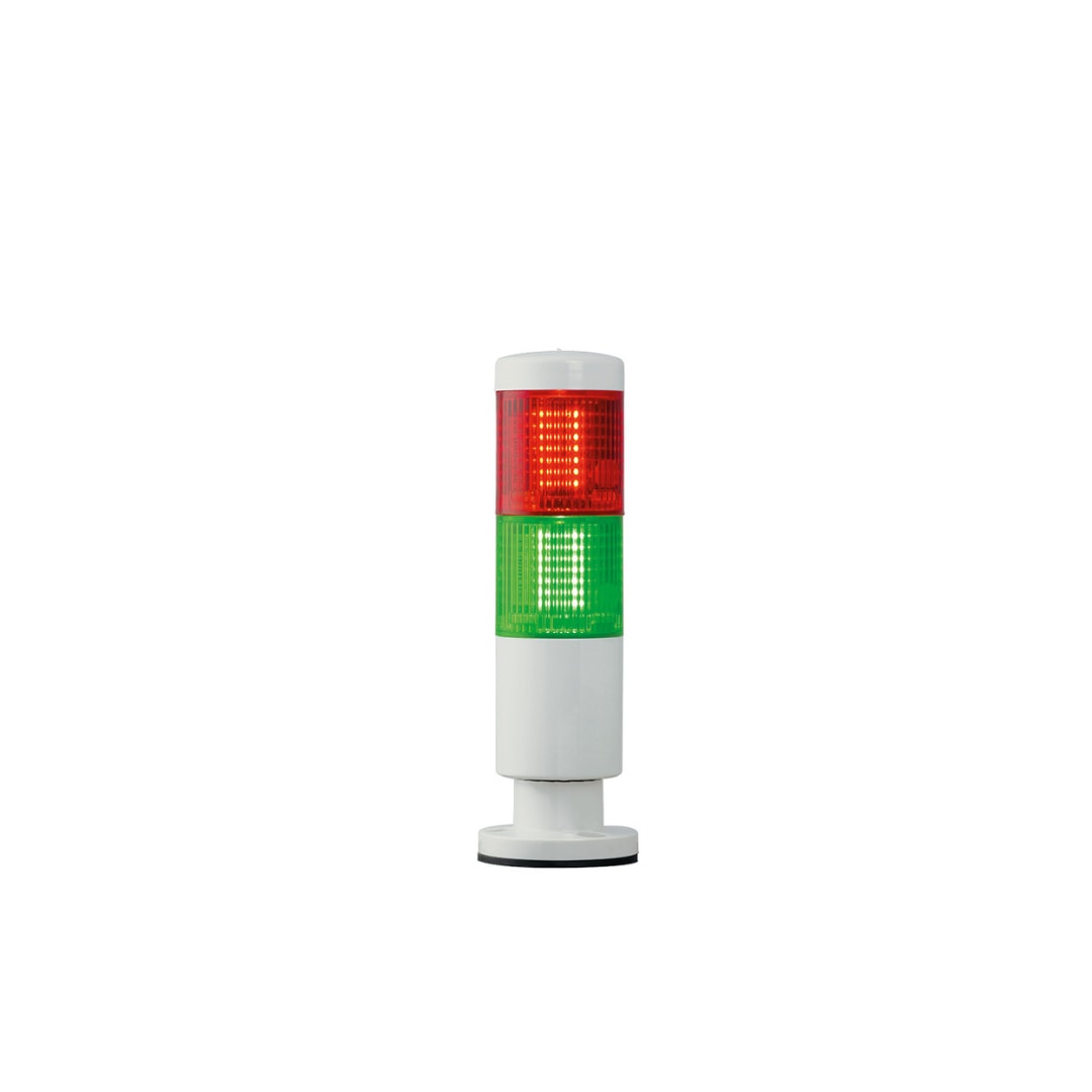 SIRENA - BABYTWS LED : colonna di segnalazione premontata - diam. 38mm - rossa/verde - 24VACDC