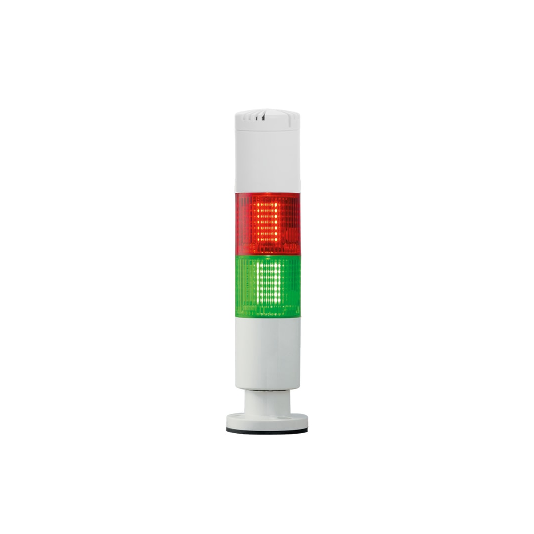SIRENA - BABYTWS LED : colonna di segnalazione premontata - diam. 38mm - rossa/verde - 24VACDC