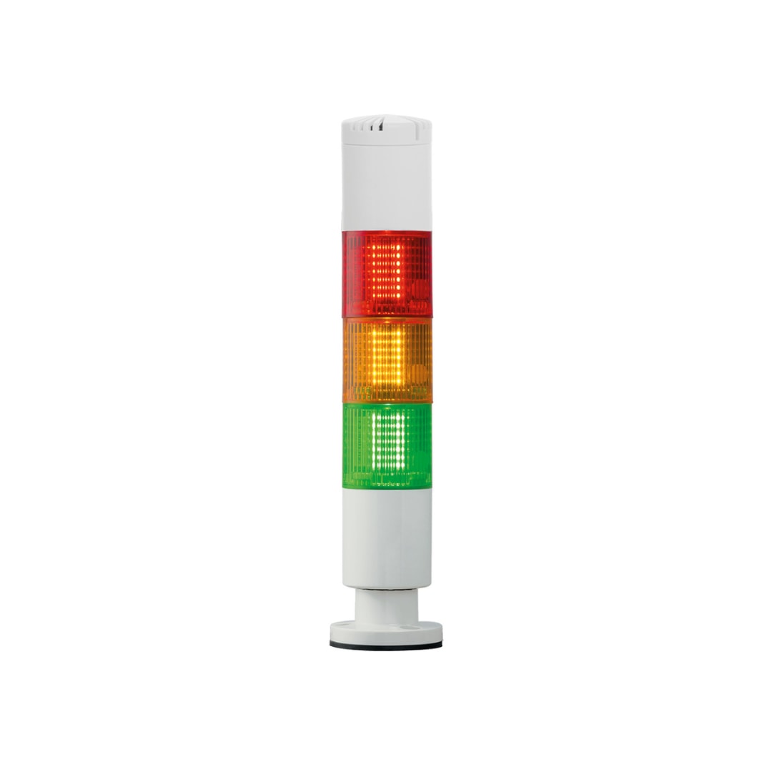 SIRENA - BABYTWS LED : colonna di segnalazione premontata - diam. 38mm - rossa/arancione/verde - 24VACDC