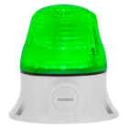 SIRENA - MICROLAMP LED per segnalazione macchina luce fissa/lampeggiante IP54 V12/24ACDC