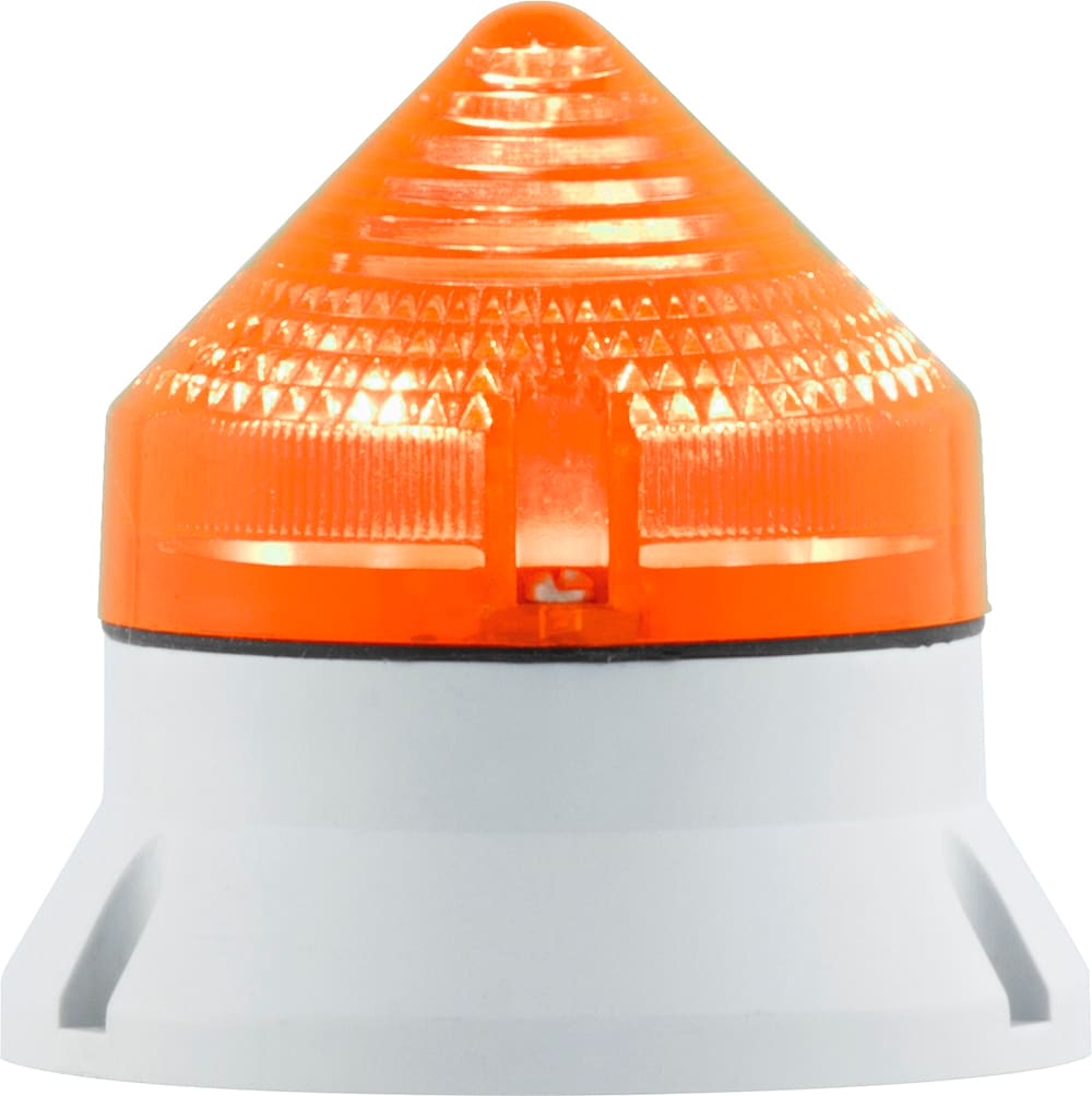 SIRENA - CTL600 LED , luce fissa/lampeggiante, IP54, V90/240AC, diam 60mm, base grigia 38672
