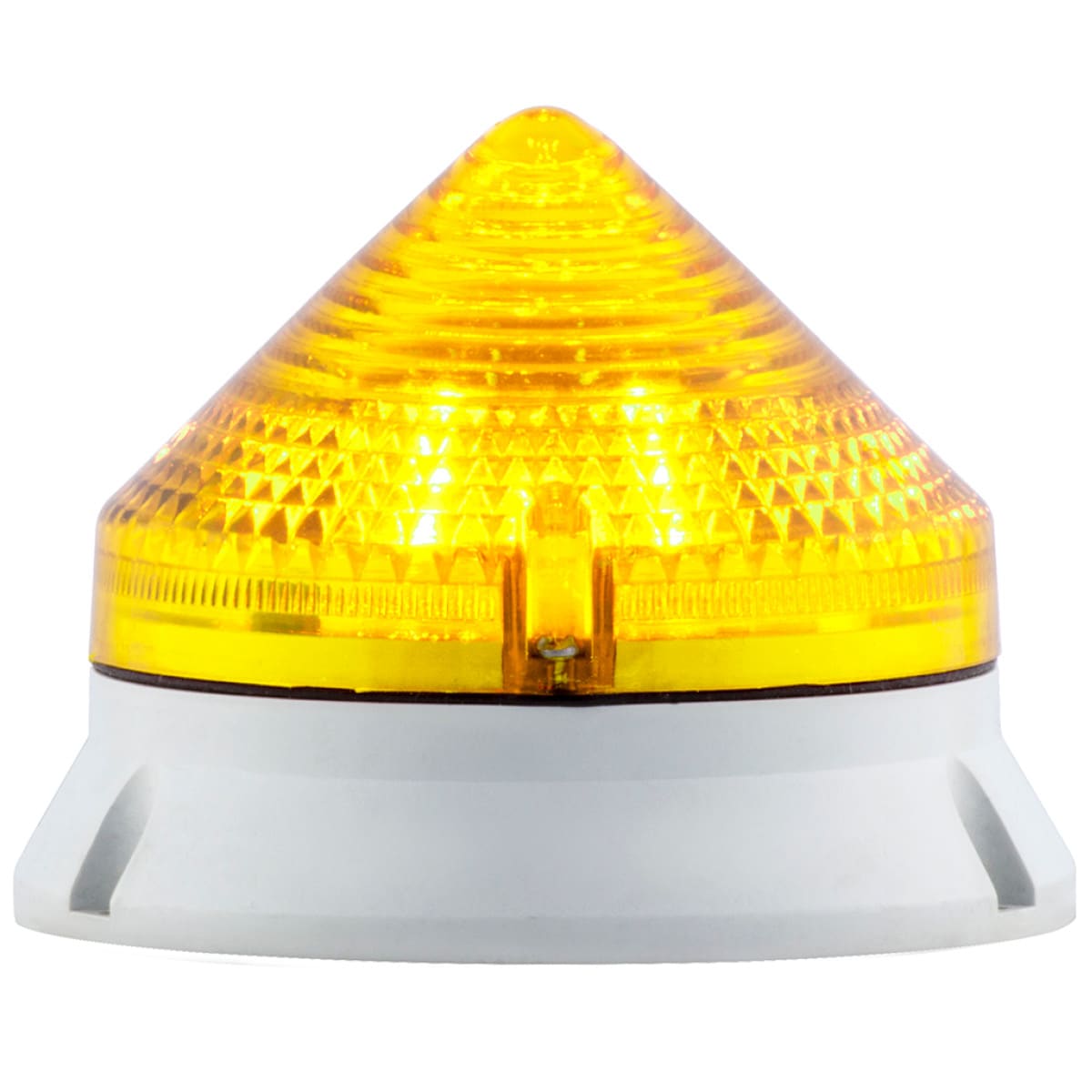 SIRENA - CTL900 LED , luce fissa/lampeggiante, IP54, V12/24ACDC, diam 90mm, base grigia