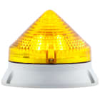 SIRENA - CTL900 LED , luce fissa/lampeggiante, IP54, V90/240AC, diam 90mm, base grigia