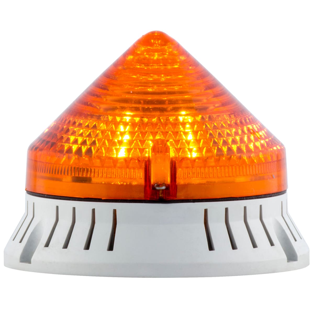 SIRENA - CTL900 LED ACUSTICA fissa/lampeggiante suono continuo/intermittente 72db IP30 diam 90mm