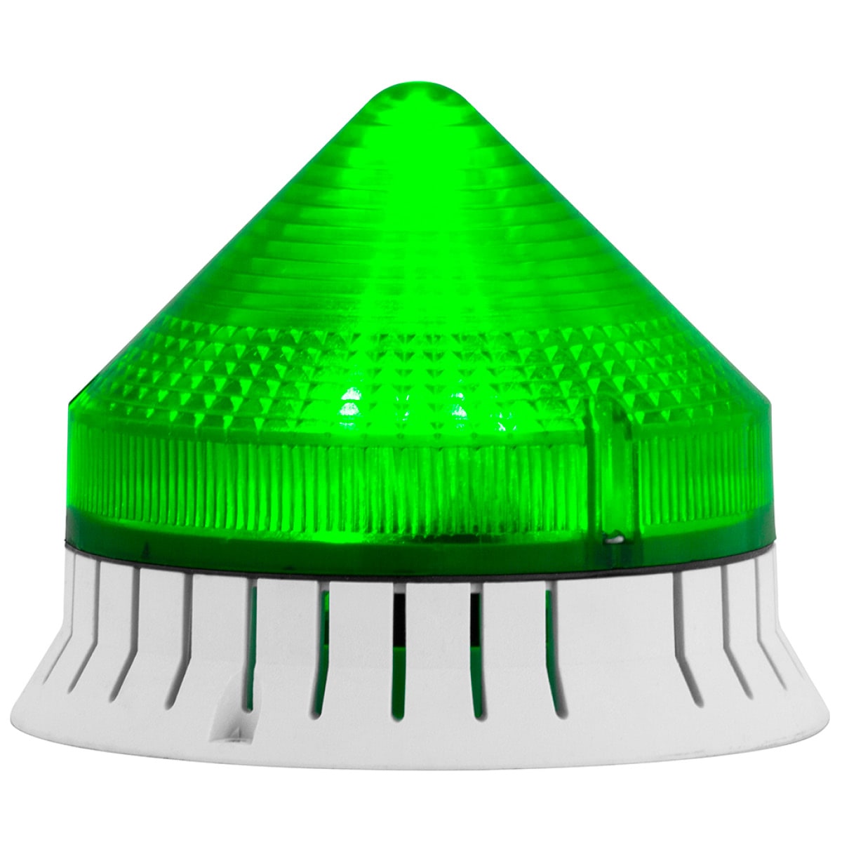 SIRENA - CTL1200 LED ACUSTICA fissa/lampeggiante suono continuo/intermittente 74db IP30 diam 120mm