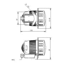 SIRENA - MINICELERE sirena elettromeccanica piccola suono lineare 101db IP43 V48ACDC