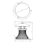 SIRENA - CELEREST sirena elettromeccanica medie dimensioni suono lineare 107db IP44 V240ACDC 42085