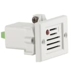 SIRENA - BIP 81 buzzer ad incasso telecomando suono intermittente 72db IP30 V240AC 1800Hz