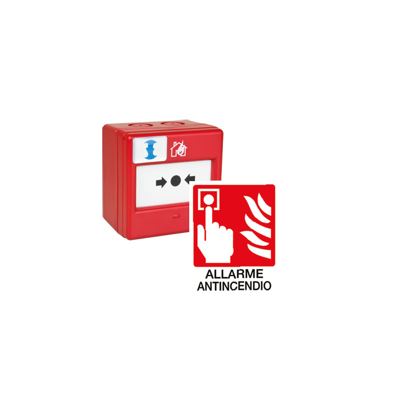 SIRENA - PULSANTE INCENDIO