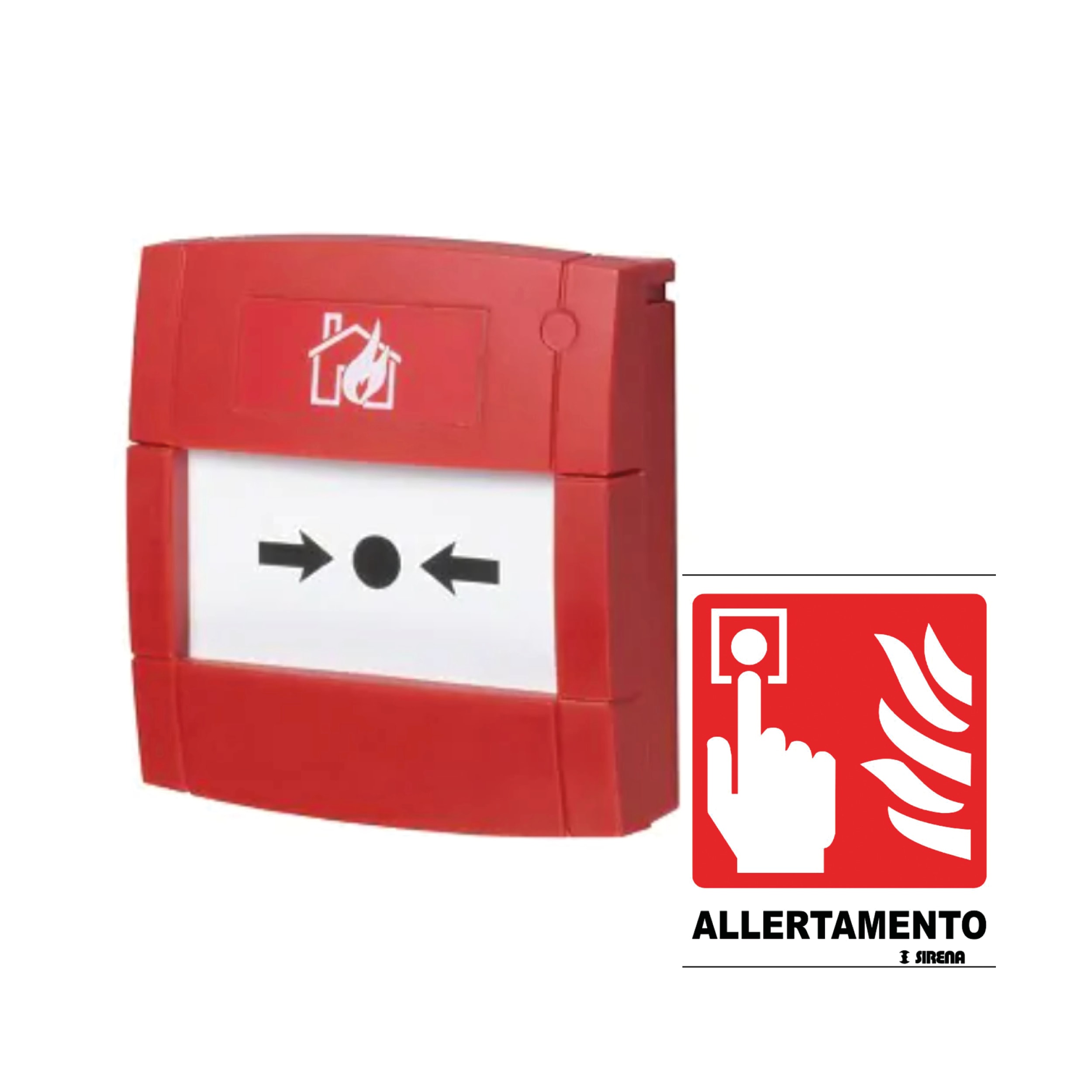 SIRENA - PULSANTE ALLERTAMENTO IP 24 55955
