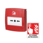 SIRENA - PULSANTE INCENDIO IP24