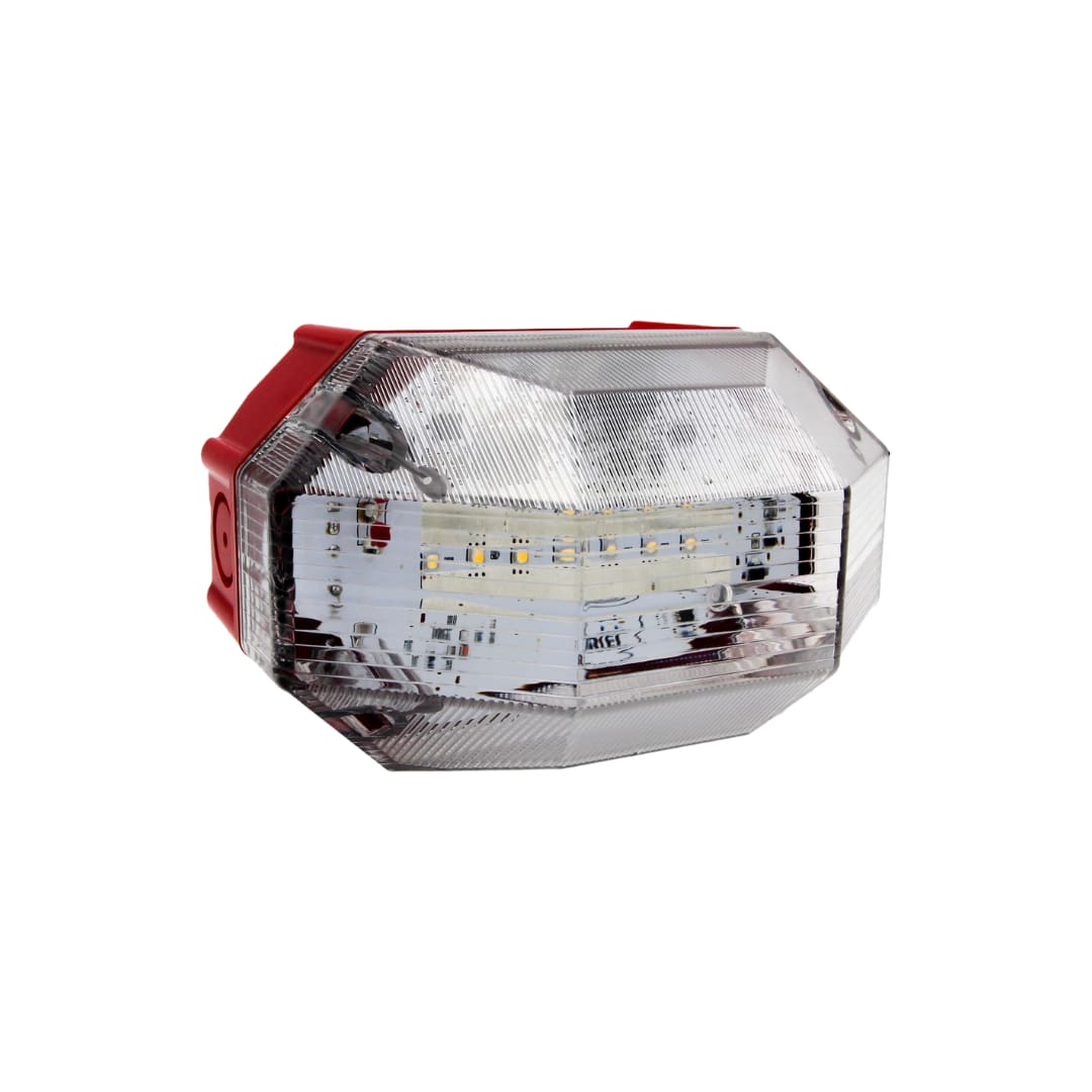 SIRENA - EL 7L LT 24VDC RED WHITE