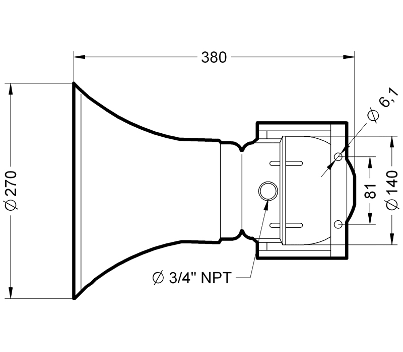 SIRENA - ETH20MD-01-AL-230V-32T RD