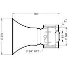 SIRENA - ETH20MD-01-AL-230V-32T RD