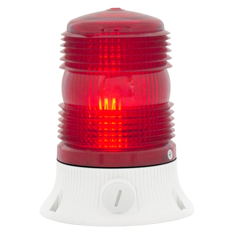 SIRENA - MINIFLASH X , luce a flash, Xeno, IP 54, V12/24ACDC, base GRIGIA S