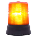 SIRENA - STR LED72 S led luce fissa/lampeggiante IP65 V240AC base piana NERA