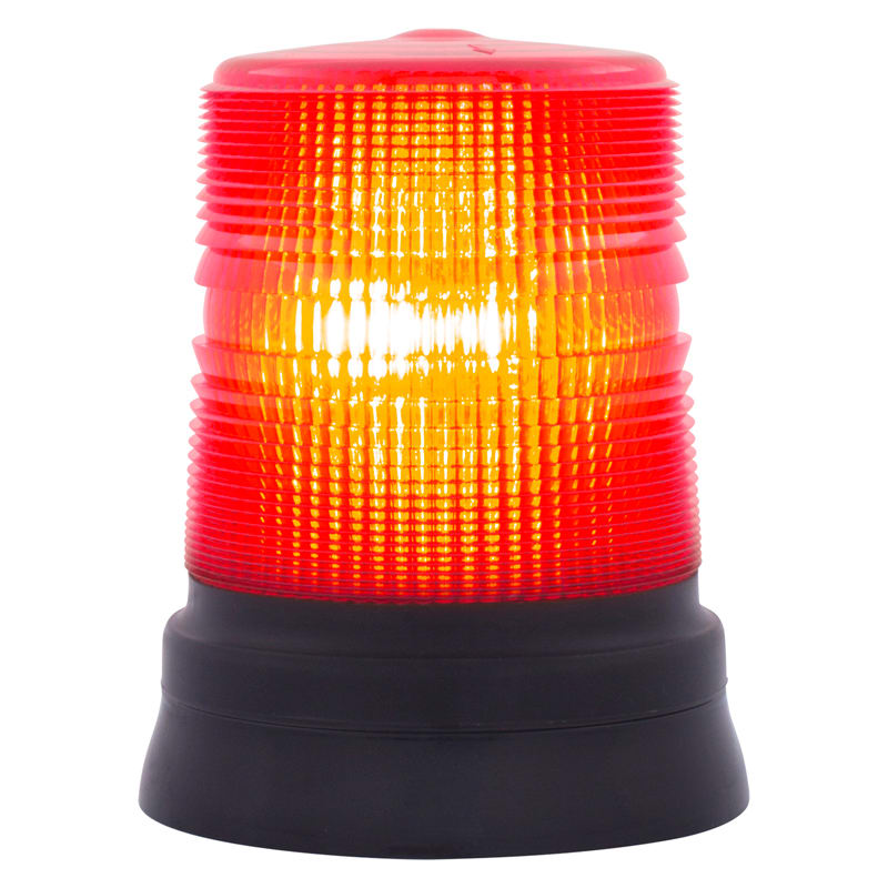 SIRENA - STR LED72 S led luce fissa/lampeggiante IP65 V240AC base piana NERA
