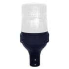 SIRENA - STR LED72 P led luce fissa/lampeggiante IP65 V24ACDC base asta NERA