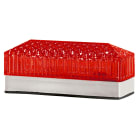 SIRENA - LD 12 LINEAR : fascia luminosa LED rosso - luce fissa/flash - IP54 -24VACDC