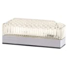 SIRENA - LD 12 LINEAR : fascia luminosa LED bianco - luce fissa/flash - IP54 -24VACDC