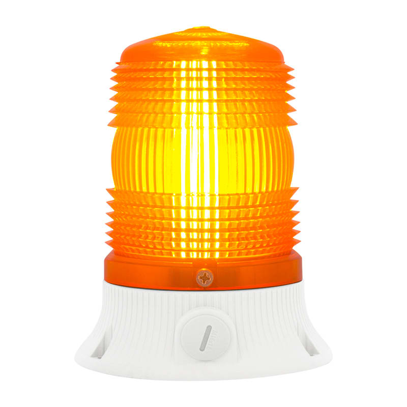 SIRENA - MNF LED : Luce a LED arancione multifunzione - fissa/flash/rotante - IP54 - 12/24VACDC