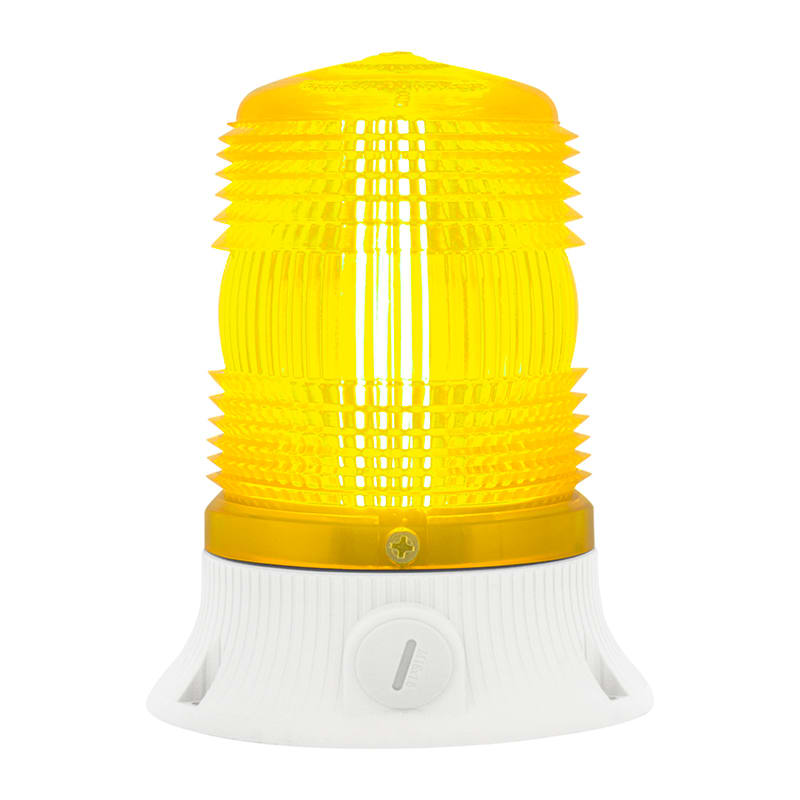 SIRENA - MNF LED : Luce a LED gialla multifunzione - fissa/flash/rotante - IP54 - 12/24VACDC