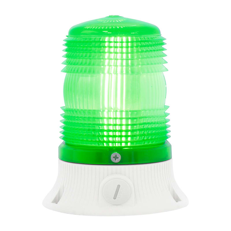 SIRENA - MNF LED : Luce a LED verde multifunzione - fissa/flash/rotante - IP54 - V90/240AC