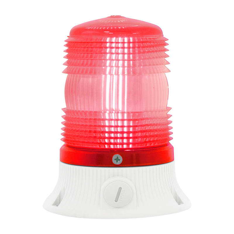 SIRENA - MNF LED : luce alta luminosit? LED rosso - 3 tipi di flash - IP54 - 12/24VACDC