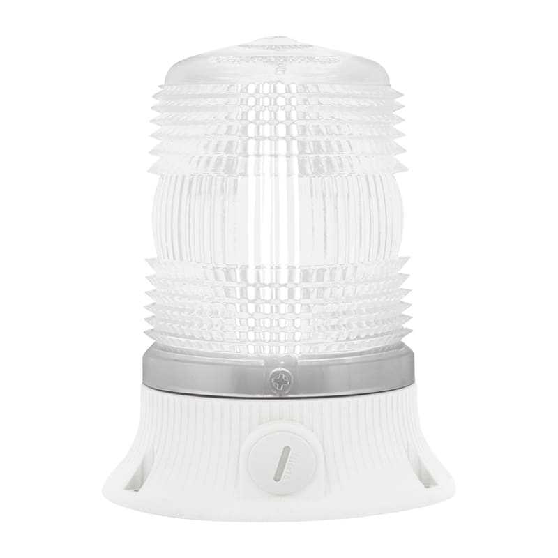 SIRENA - MNF LED : luce alta luminosit? LED bianco - 3 tipi di flash - IP54 - 12/24VACDC