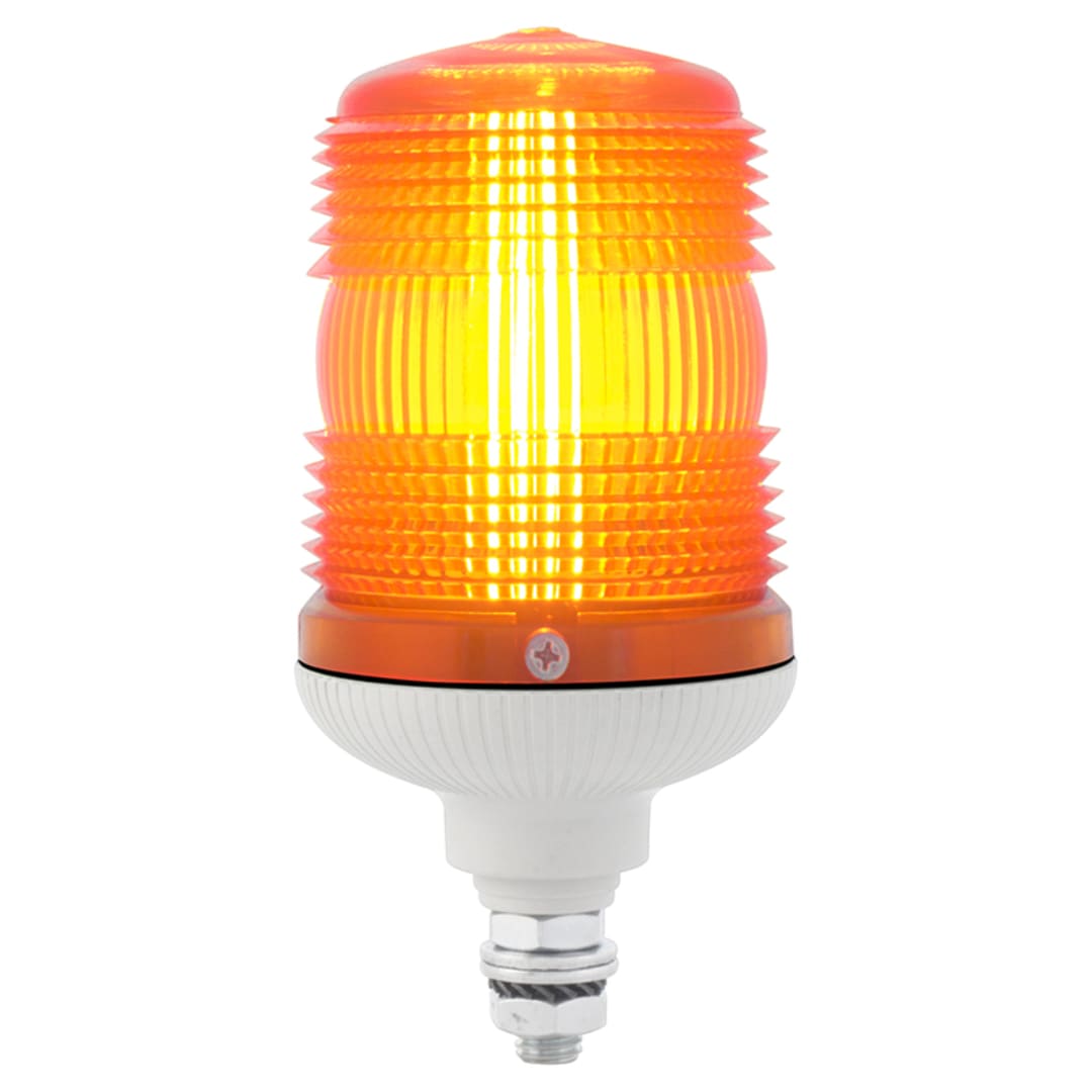 SIRENA - MNF LED : Luce a LED arancione multifunzione - fissa/flash/rotante - IP54 - 12/24VACDC
