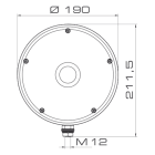 SIRENA - FAROLAMP P , luce allo xeno, luce a flash, IP54, V240AC, base a palo