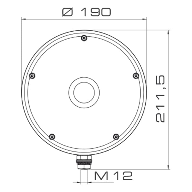 SIRENA - FAROLAMP P , luce allo xeno, luce a flash, IP54, V12/24ACDC, base a palo