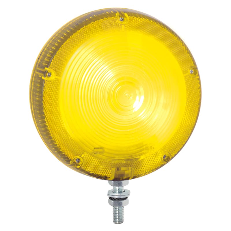 SIRENA - FAROLAMP LED : luce ultra luminosa LED giallo - luce a flash - IP54 - 12/24VACDC