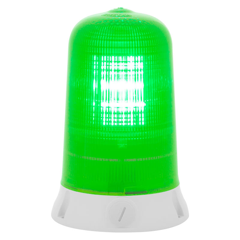 SIRENA - ROTALLARM S xeno VERDE, luce a flash, luce allo xeno, IP65, V110AC, base GRIGIA