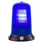 SIRENA - LUCE BLU lampada ad incandescenza luce fissa/lampeggiante IP65 base NERA