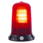 SIRENA - LUCE ROSSA lampada ad incandescenza luce fissa/lampeggiante IP65 base NERA 89513